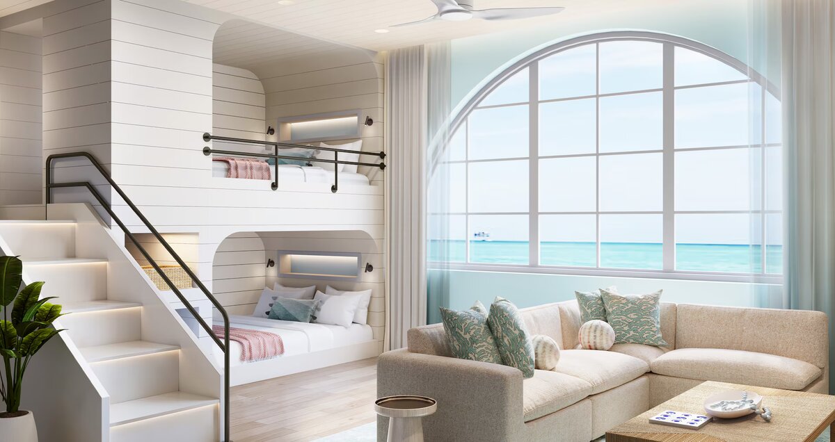 Image showcasing Treasure Beach Chairman’s 3-Bedroom Penthouse Suite at Beaches Turks ...